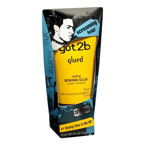 Got2B Glued Styling Spiking Glue For Hair, Screaming Hold - 6 Oz